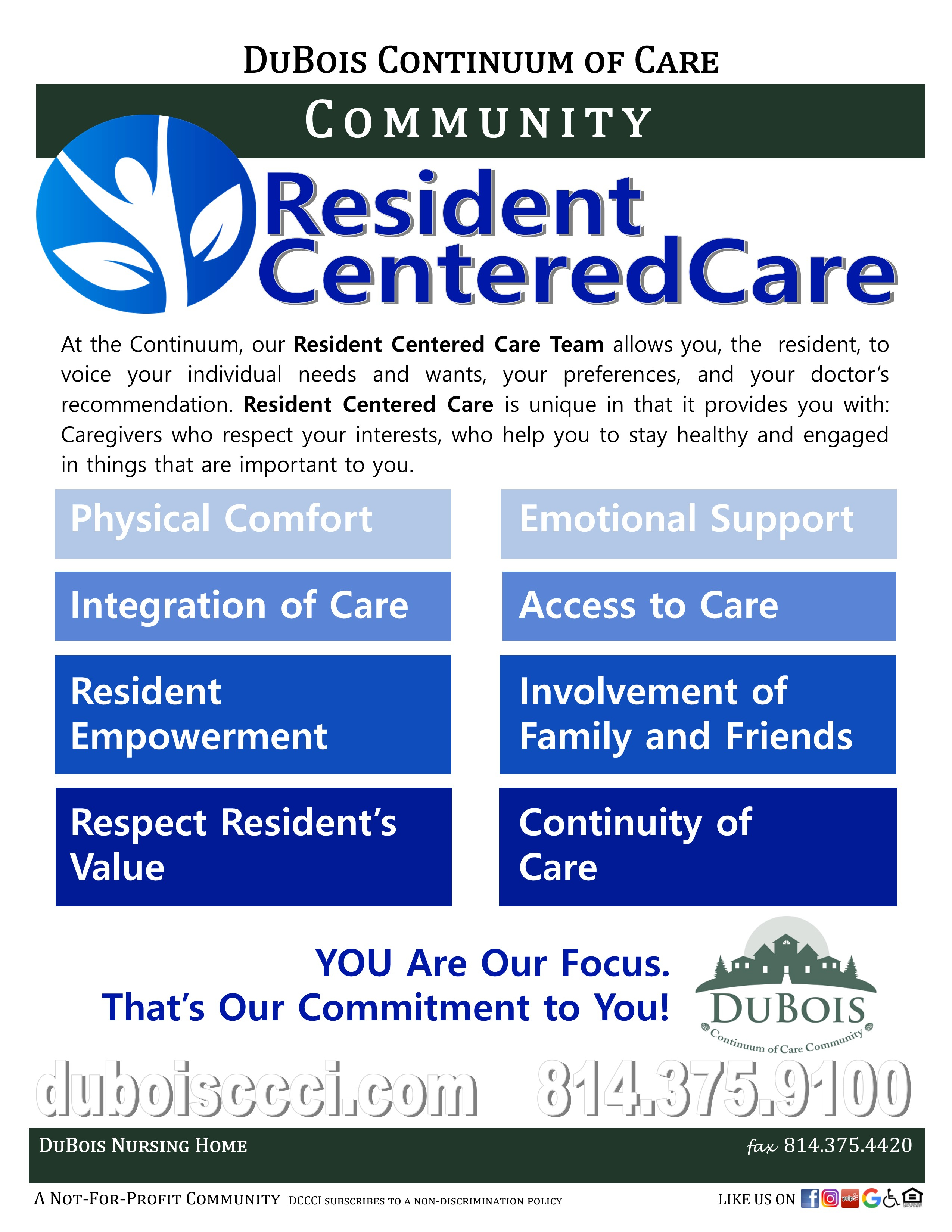 2022 Resident Centered Care Program blue color A