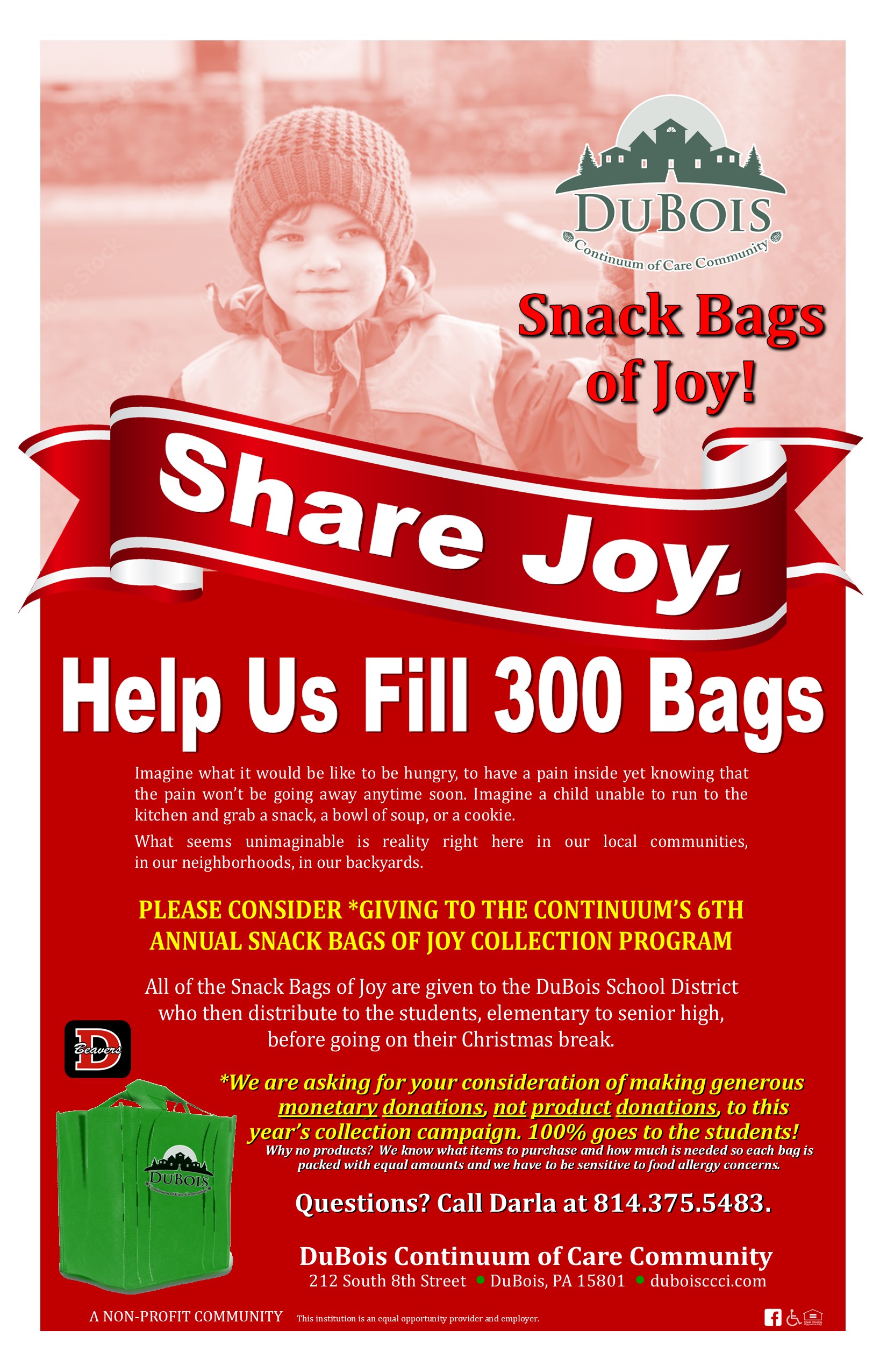 2024 Snack Bags of Joy 6th Giving Campaign USE