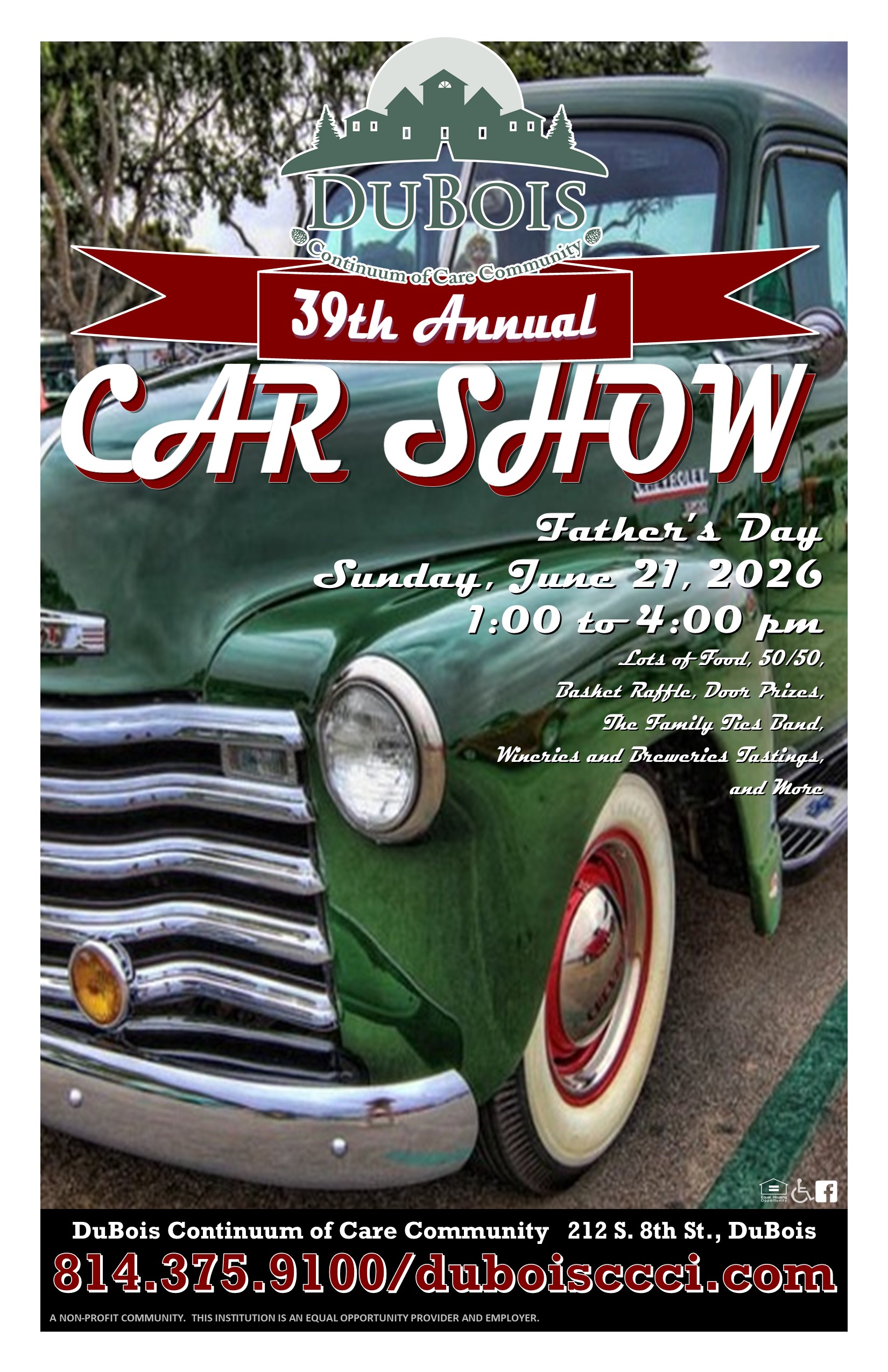 2026 39th Annual Car Show Poster USE 1